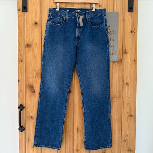 J. Crew Indigo Straight Leg Jeans - Picture 2 of 8